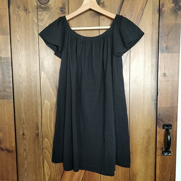 ASOS Off Shoulder Mini Dress Black Size 4 US/ UK 8 - Picture 4 of 4
